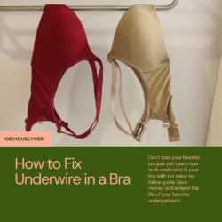 How to Fix Underwire in a Bra: Easy Repair Solutions
