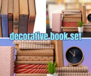 Decorative Book Set: Home Décor with Stylish Faux Books